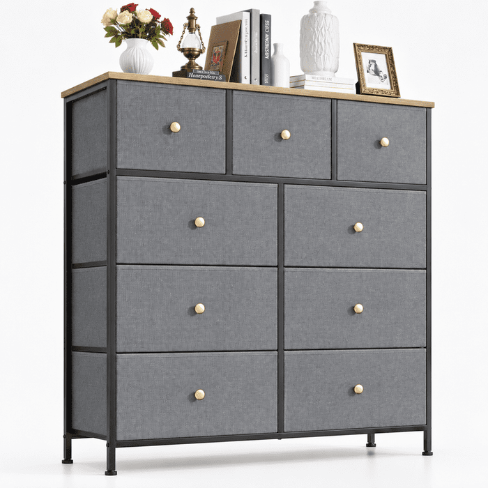 Betcozy 9-Drawer Dresser, Ideal Master Bedroom Storage & All-Purpose Wardrobe Organizer, Blue