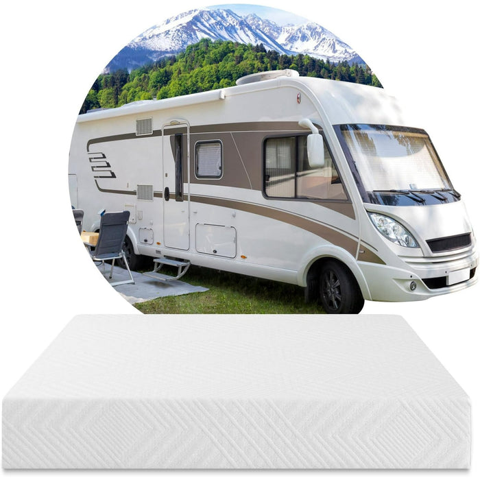 10" RV Mattress for RVs, Campers & Trailers, Memory Foam Mattress in a Box