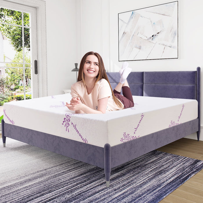 Smiaoer Full Size Mattress, 10 inch Memory Foam Mattress Bed in a Box, Made in USA
