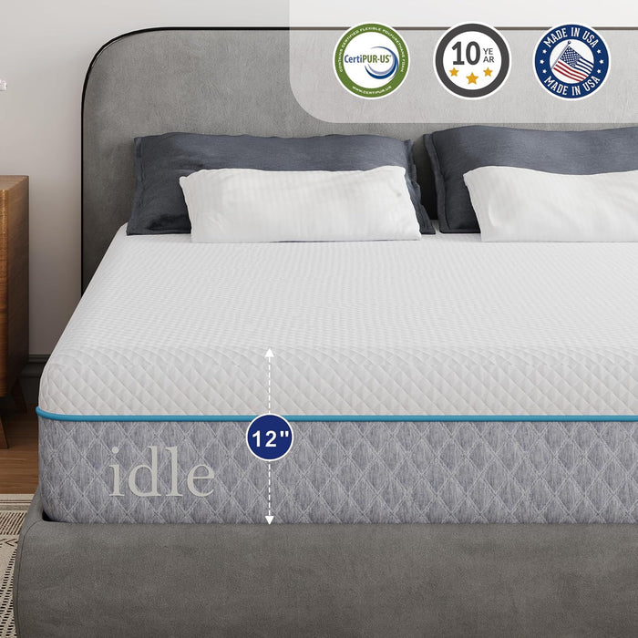 Simenmax Full Mattress, 12 inch Memory Foam Mattress for Pressure Relief, Springs Mattresses CertiPUR-US Certified Bed-in-a-Box