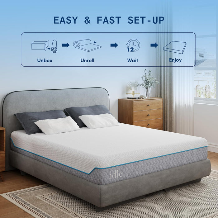 Simenmax Full Mattress, 12 inch Memory Foam Mattress for Pressure Relief, Springs Mattresses CertiPUR-US Certified Bed-in-a-Box