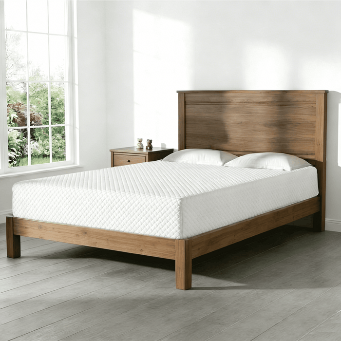 IULULU 10 Inch Gel Memory Foam Mattress, California King Size Mattress with Graphene Cooling Cover, Fiberglass-Free, Medium-Firm, Bed in a Box