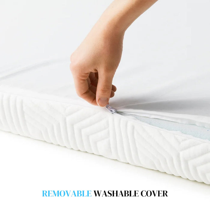 Mattress Topper, Cooling Gel Memory Foam Bed Topper for Pressure Relief
