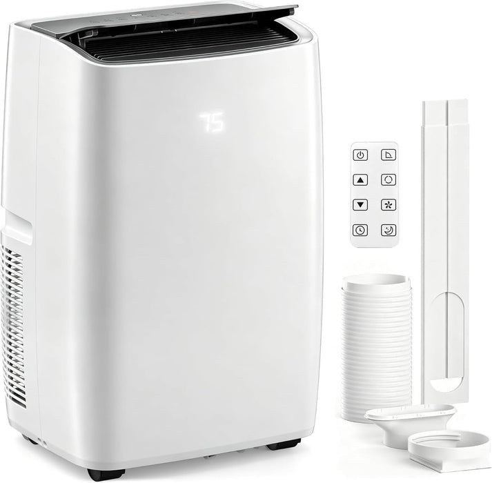 Simenmax 14,000 BTU Portable Air Conditioner, 5-in-1 AC Unit with Inverter Compressor, Auto-Swing, Remote Control & Window Kit