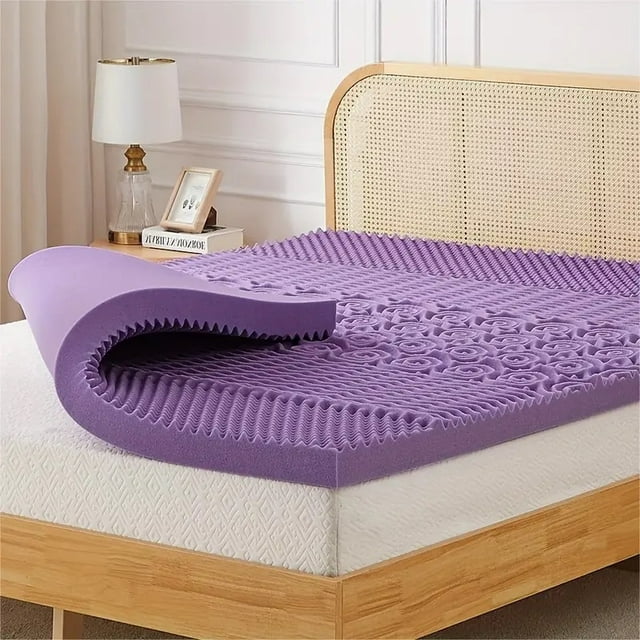 Smiaoer Gel Memory Foam Mattress Topper, Bed Topper