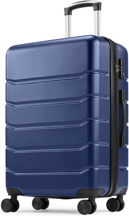 Nextay Carry on Luggage, Hardshell Lightweight Suitcase with Double Spinner Wheels and TSA Lock, 24 Inch
