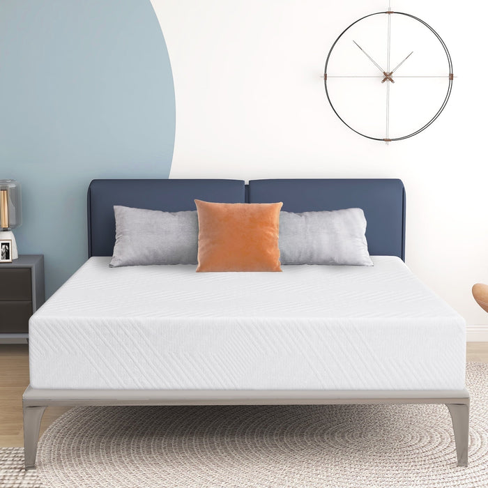 TINKLE WELL TwinXL 10" Memory Foam Mattress with Graphene Fabric Cover, Mattress in a Box