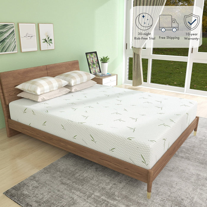 Beddle Memory Foam Mattress Bed in a Box,with Green Tea Cooling Gel, Made in USA