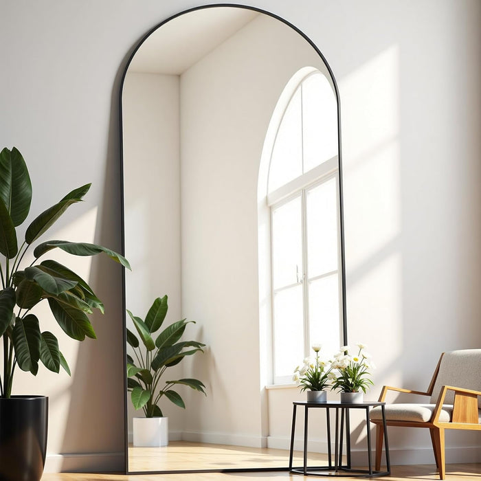Blorly Full Length Mirror, 71"x26" Large Floor Standing Body Mirror with Stand