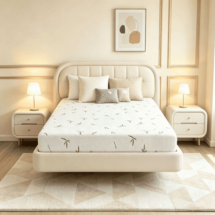 Beddle King Green Tea Memory Foam Mattress 14 Inch, Medium Firm Mattress for Pressure Relief, CertiPUR-US & Oeko-TEX Certified, Bed in a Box