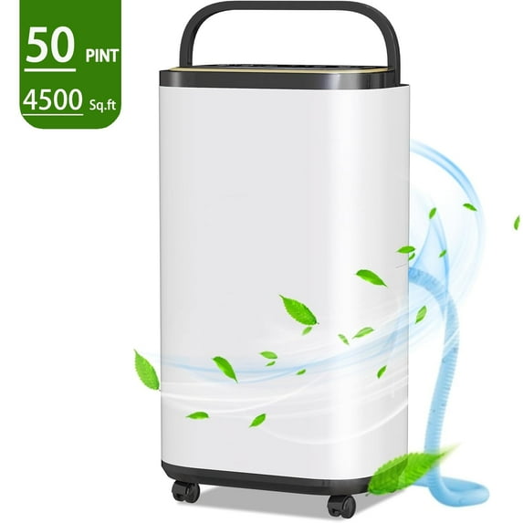 Blorly Dehumidifier 9-15 Pint Max for 3500 Sq ft for Basements, Large Room, Home, Bathroom,24H Timer Dehumidifier with Drain Hose Intelligent Humidity Control