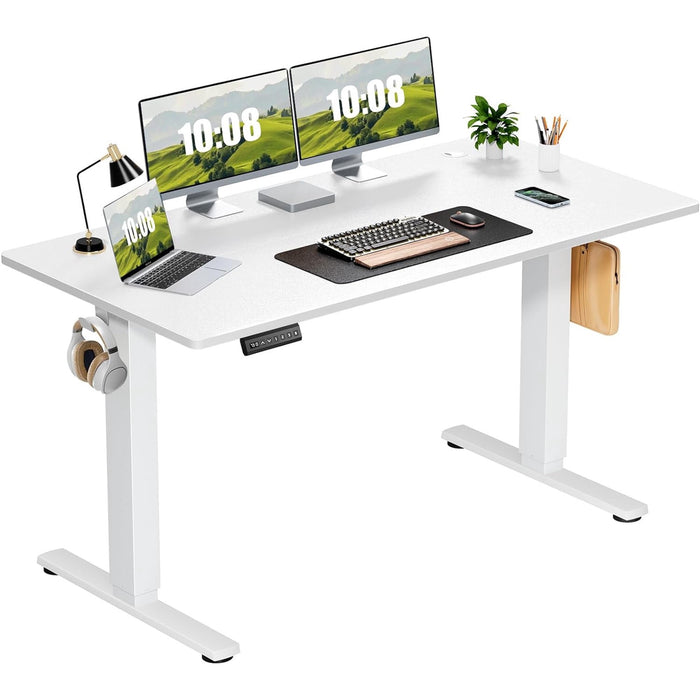Betcozy 55'' Electric Stand up Desk, Adjustable Electric Computer Desk for Home Ofiice