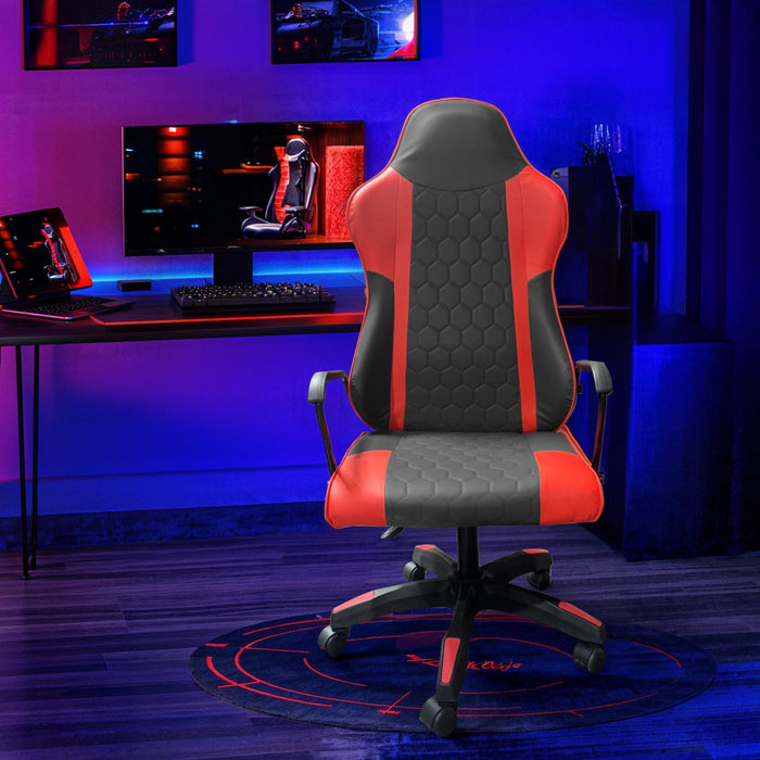 Gaming Chair, Office Chair, Ergonomic Game Chair with Headrest & Lumbar, Black