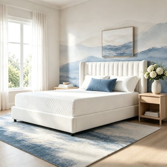 King Mattress 10 Inch Memory Foam Mattress in a box, Gel Memory Foam Mattress Support and Pressure Relief, Medium Firmness