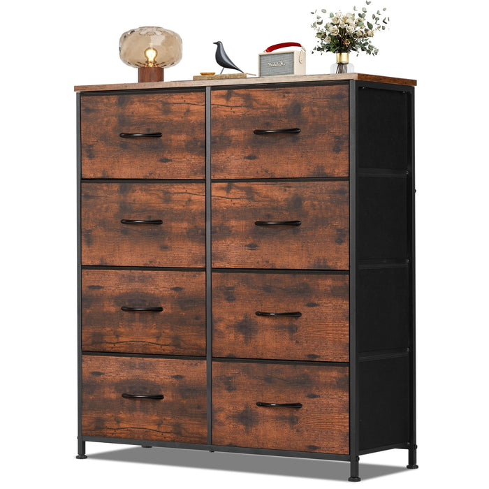 Beddle Modern Drawer Fabric Dresser, Chest of Drawer Organizer Storage Cabinet for Bedroom Clothes Closet, Entryway