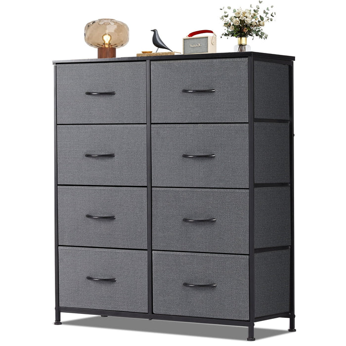 Beddle Modern Drawer Fabric Dresser, Chest of Drawer Organizer Storage Cabinet for Bedroom Clothes Closet, Entryway