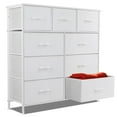 Beddle Modern Drawer Fabric Dresser, Chest of Drawer Organizer Storage Cabinet for Bedroom Clothes Closet, Entryway