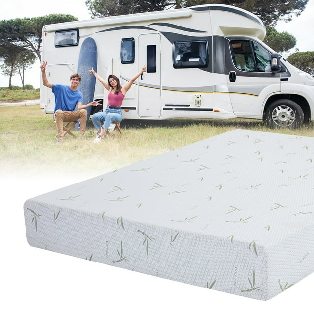RV Mattress,  Mattress for RVs, Cooling Memory Foam Mattress, Campers Trailers Mattress in a box, Made in USA