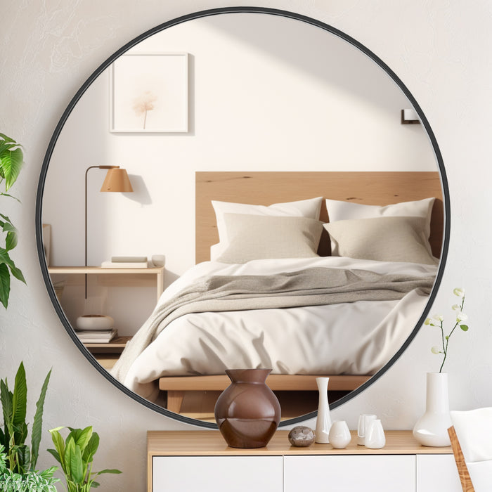 TINKEL Well Round Mirrors Wall Mirror