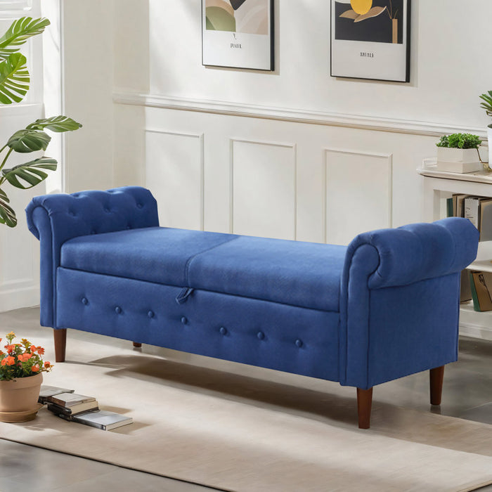 Dining Bench Made With Solid Wood Frame, Bench for Living Room, Bedroom, Entryway, Hallway