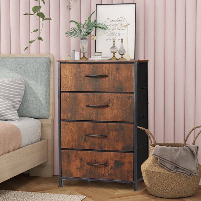 TINKLE WELL Dresser for Bedroom, Drawer Dresser Organizer Storage Drawers Fabric Storage Tower