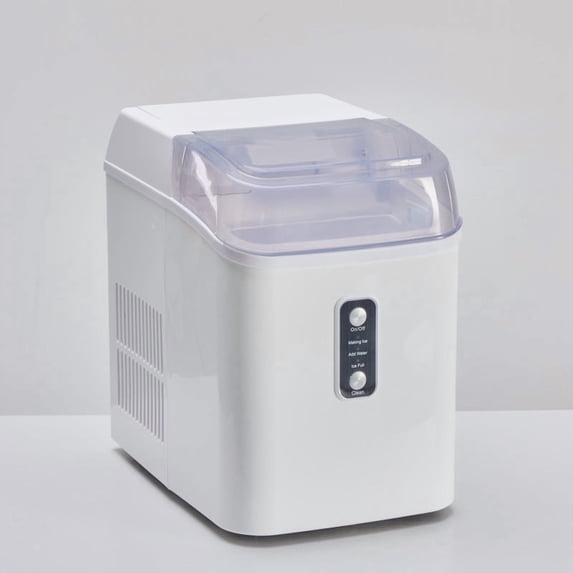 TINKLE WELL Nugget Ice Maker Countertop, Portable Ice Machine with Removable Basket & Scoop, 6-Min Fast Ice, 24lbs/Day, Self-Cleaning, Quiet, for Home, RV, Camping