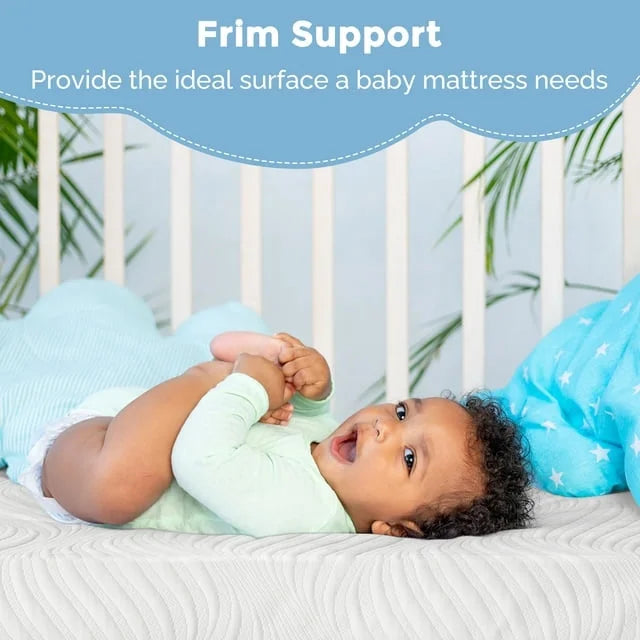 Toddler mattress for crib, 4 inch Memory Foam Mattress for Standard Full Size Crib, Waterproof, 52*28 Size