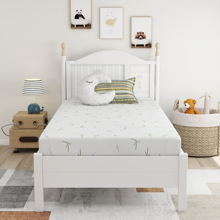 Beddle Memory Foam Mattress Bed in a Box,Medium Firm with Soft Bamboo Cover,Made in USA