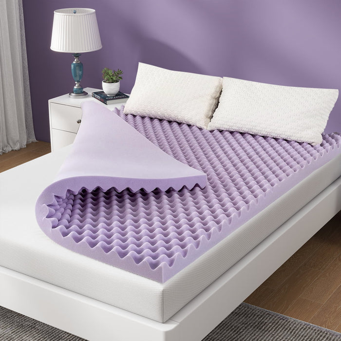 Mattress Topper - 2-3 Inch Gel Infused Memory Foam Mattress Topper Twin Size, CertiPUR-US Certified