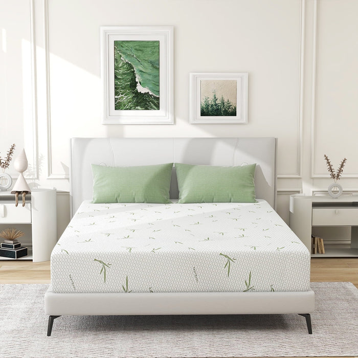 Full Mattress, 6 inch Memory Foam Mattress Bed in a Box, with Green Tea Gel