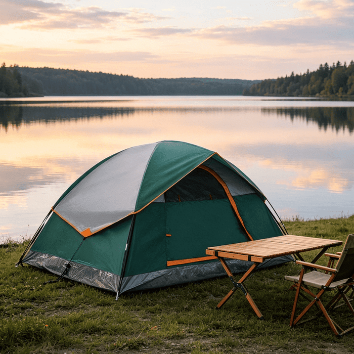 Blorly Easy Setup Camping Tent, 2 Person Lightweight Dome Tent, 3-Minute No-Assembly Portable Pop Up Camp Tent for Beginners, Kids, Car Camping, Backyard, Beach, Waterproof Travel Tent, Green