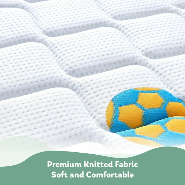 Crib Matrtress IULULU 4.5 inch Premium Foam Crib & Toddler Mattress-Full Size, 52" x 28" x 4.5"