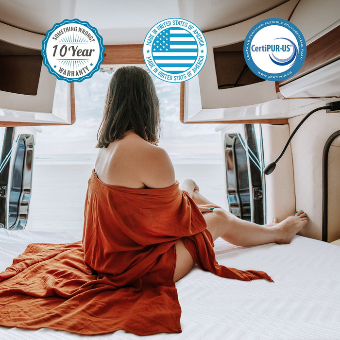RV Mattress, Mattress for RVs, Cooling Memory Foam Mattress, Campers Trailers Mattress in a box
