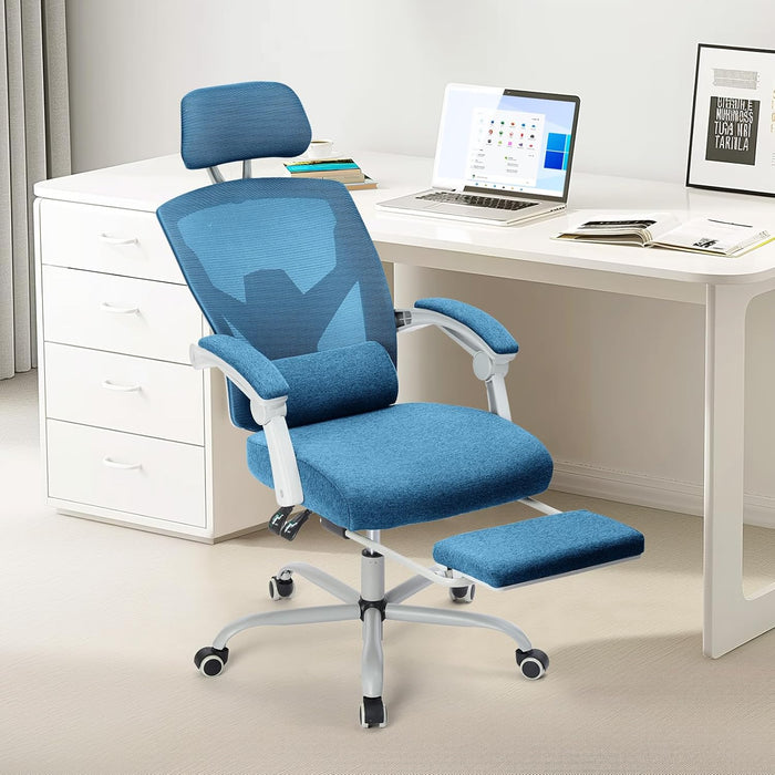 Beddle Desk Chair with Lumbar Support, High-Back Ergonomic Mesh Swivel Rolling Desk Chair for Home Office or Study