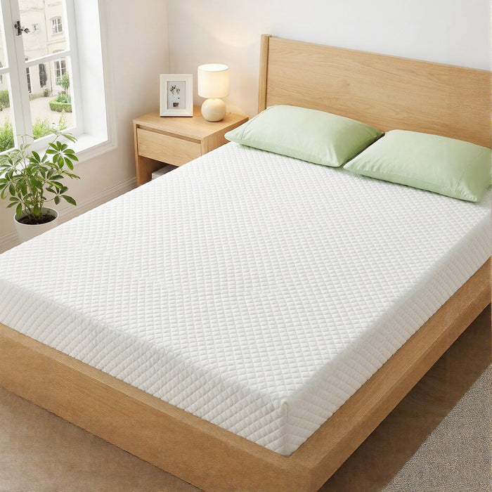 IULULU 8 Inch Gel Memory Foam Mattress, Graphene Cooling Fabric, Fiberglass-Free Bed in a Box, Twin