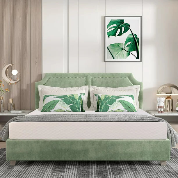 8 inch Green Tea Memory Foam Mattress Twin Size, Medium Firm, Made in USA