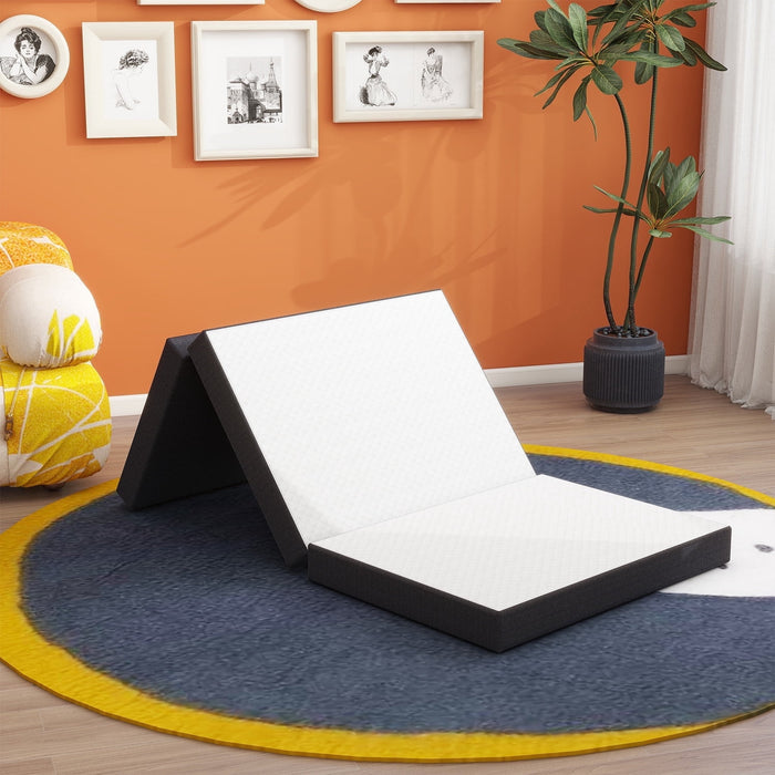Taoset 3''Tri-fold mattress Memory Foam Mattress, Full Size Mattress