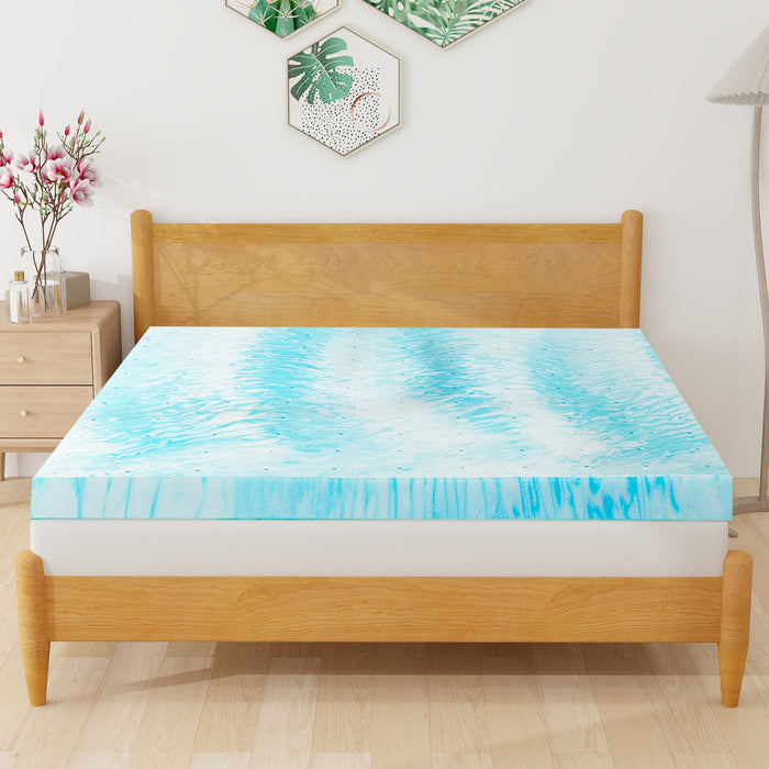 Mattress Topper, Memory Foam Mattress Topper,Pressure Relief for Back Pain