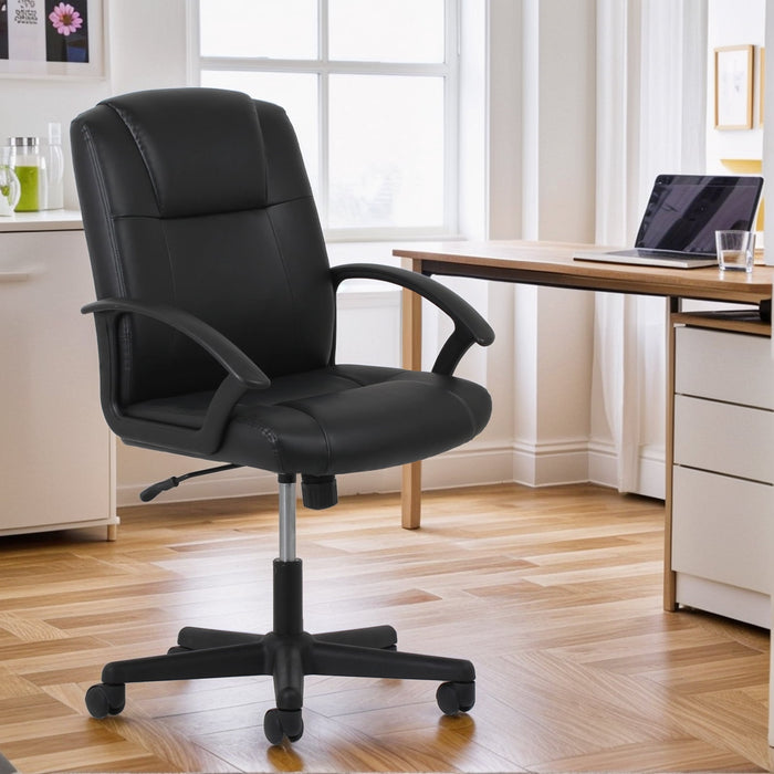 Blorly Office Chair, Ergonomic Modern Executive Rolling Swivel Chair, Black