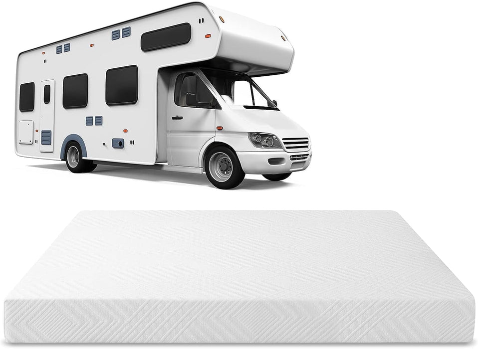 TINKLE WELL Short King 10" Memory Foam Mattress with Graphene Fabric Cover, Mattress in a Box