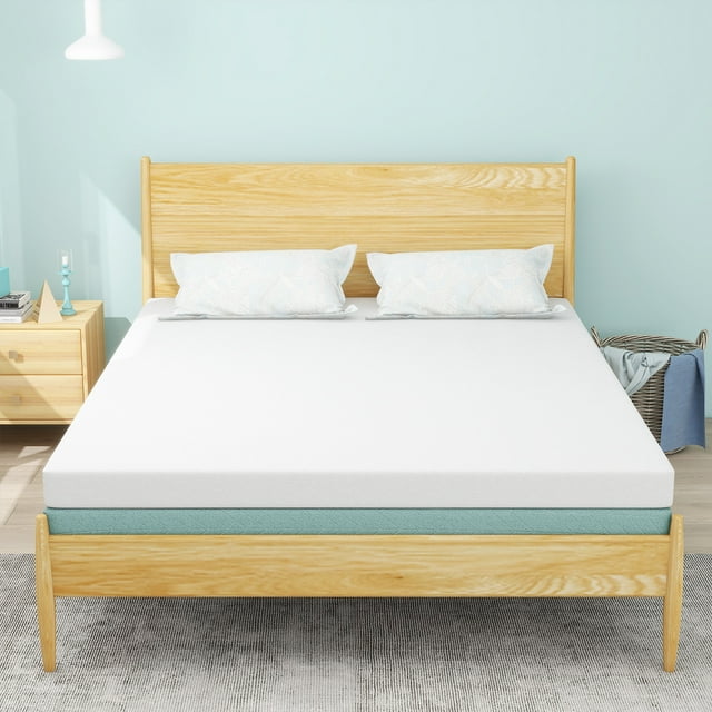 3 Inch Twin Mattress Topper With Cover, Egg Crate Foam Mattress Topper for Back Pain, 7-Zone Cooling Gel Infused Mattress Pad (39"×75")