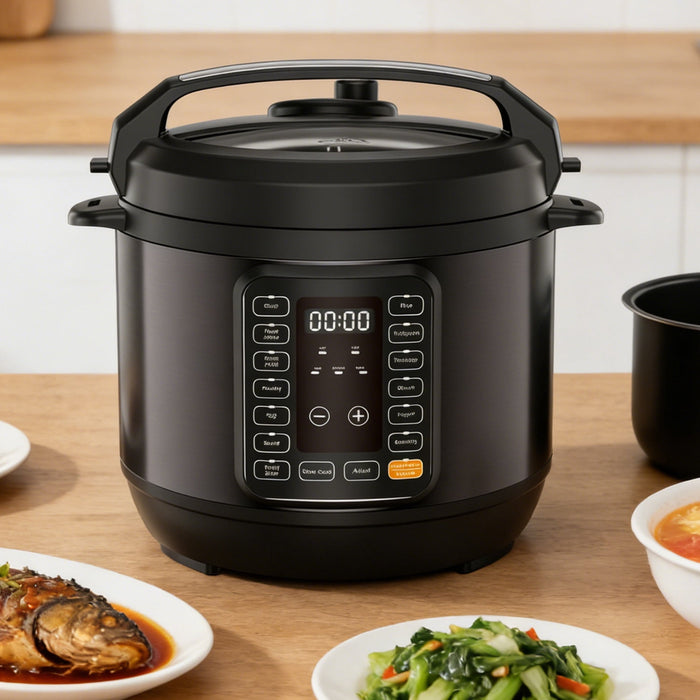 Simenmax 8-Quart Electric Pressure Cooker, 16-in-1 Multi-Cooker, Stainless Steel
