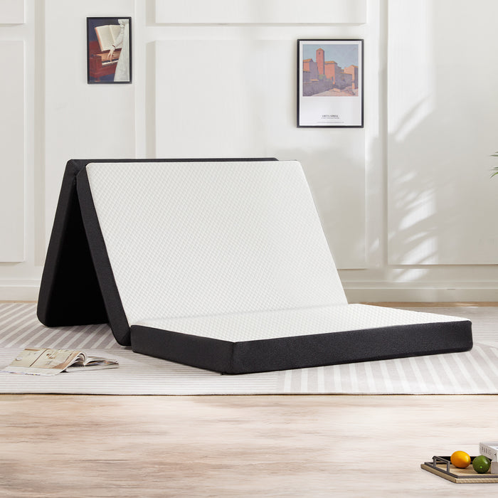 3''Tri-fold mattress Memory Foam Mattress, TwinXL Size