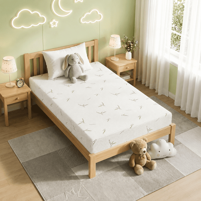IULULU 12 Inch King, Green Tea Gel Memory Foam Mattress | Medium, Pressure Relief, CertiPUR-US Certified Mattress in Box