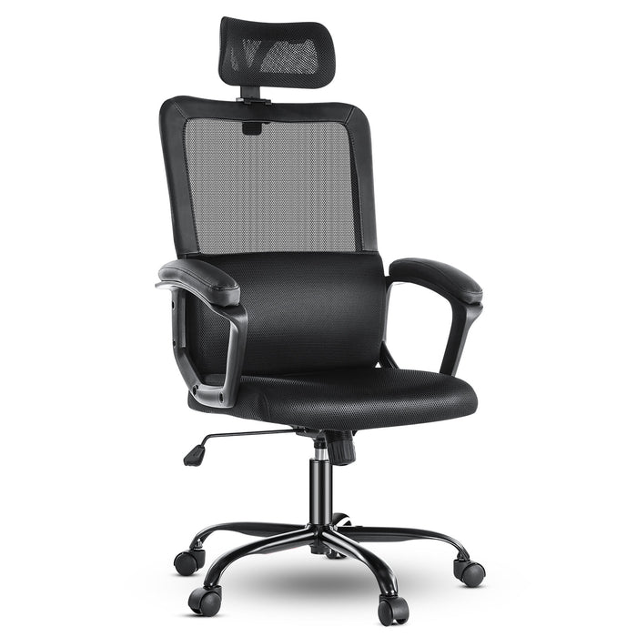 TINKLE WELL TINKLE WELL Office Chair, Ergonomic Mesh Home Office Computer Chair-Black
