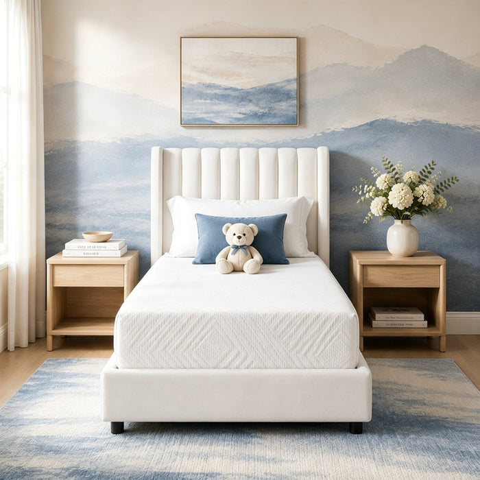 IULULU Memory Foam Mattress Bed in a box, with Green Tea Cool, Medium