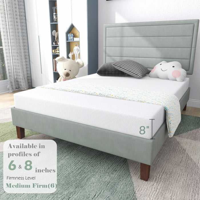 Smiaoer Mattress Medium Firm Memory Foam Mattress Bed in a Box, Made in USA