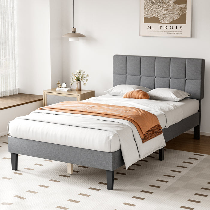 Modern Wood Platform Bed
