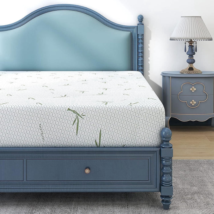 Full Mattress, 8 inch Memory Foam Mattress Bed in a box, with Green Tea Gel, Medium