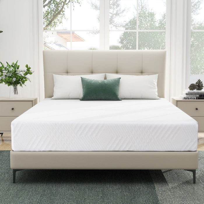 Smiaoer Cool Gel Memory Foam Mattress in a Box Medium Firm,Made in USA